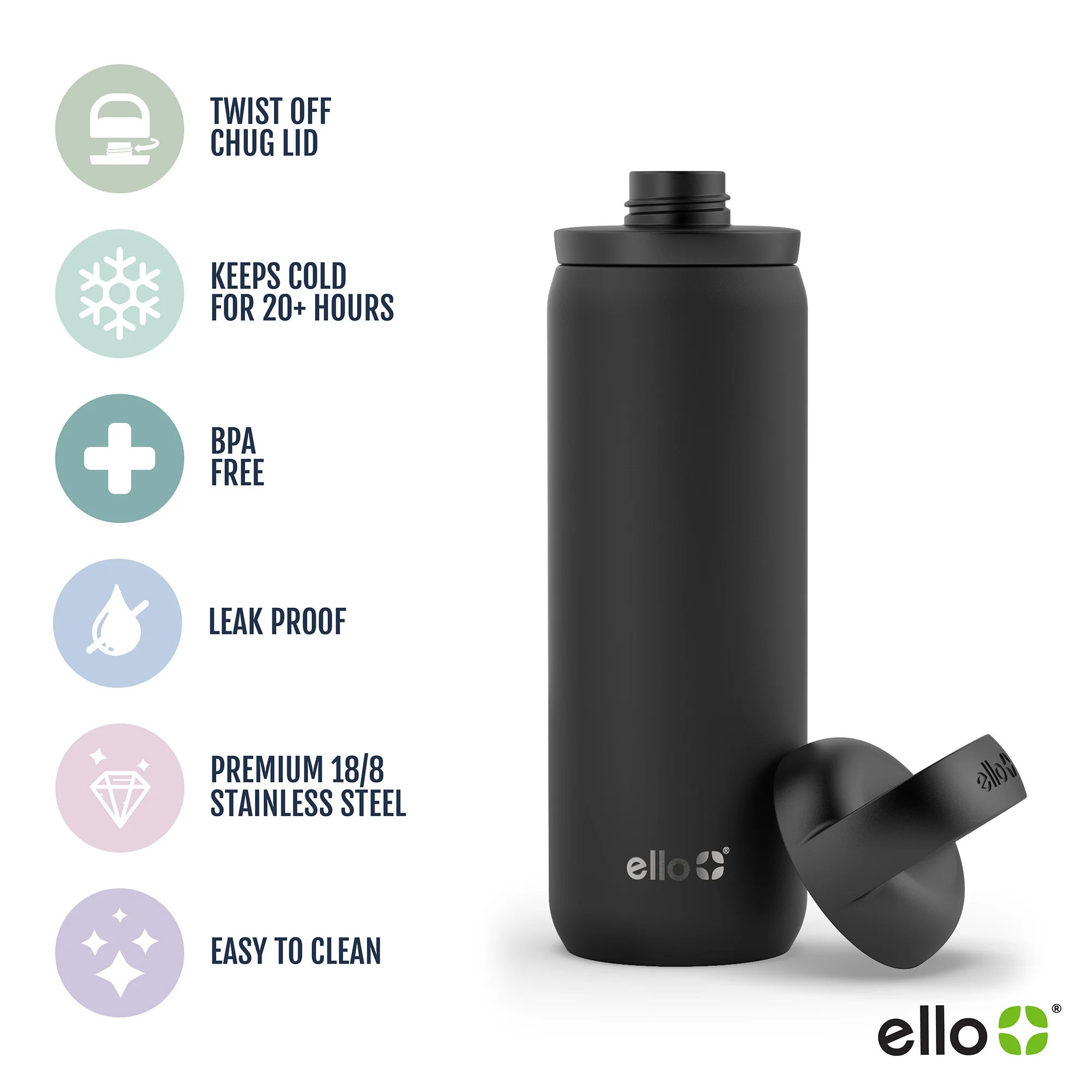 Cooper Twist Stainless Steel Water Bottle - Image 37