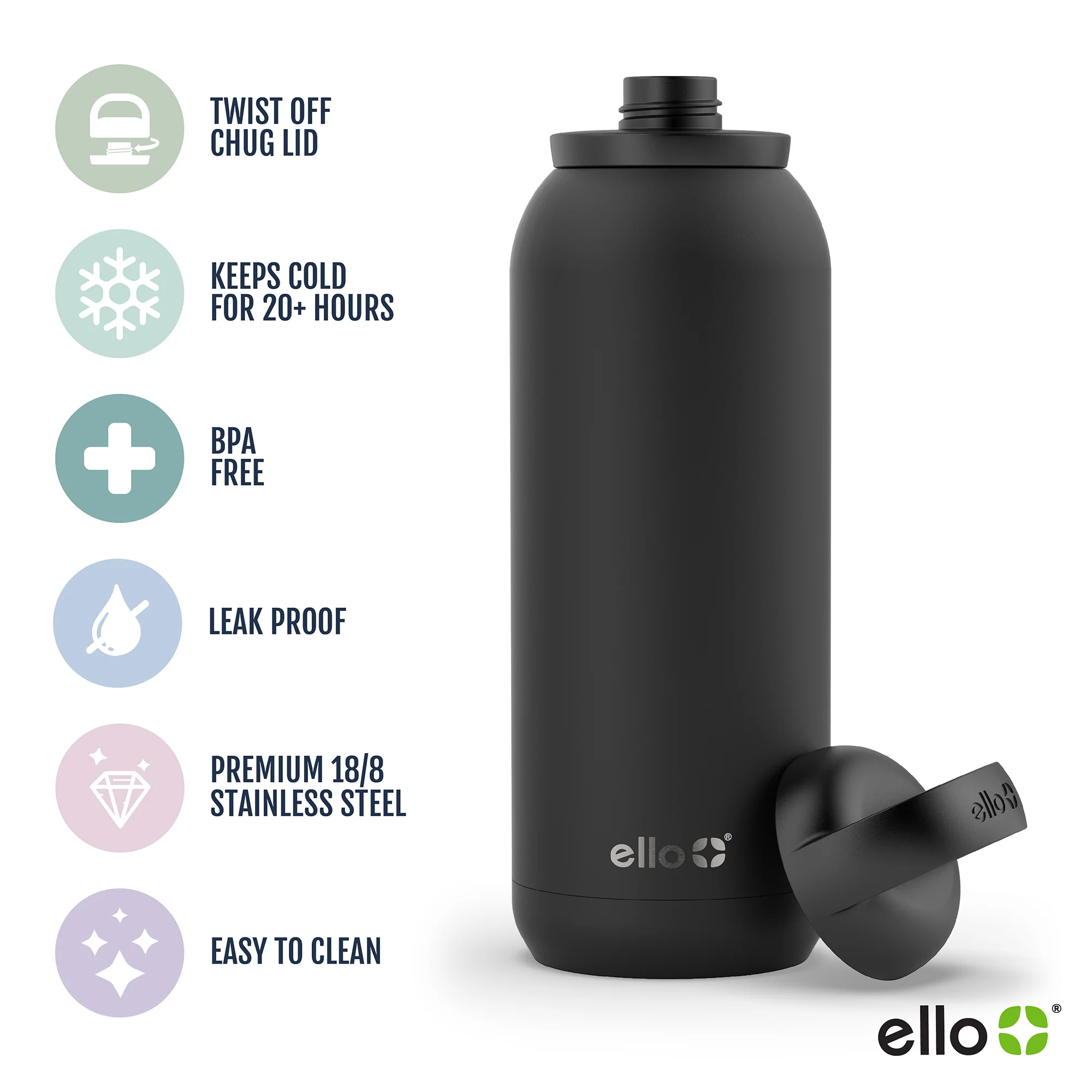 Cooper Twist Stainless Steel Water Bottle - Image 75