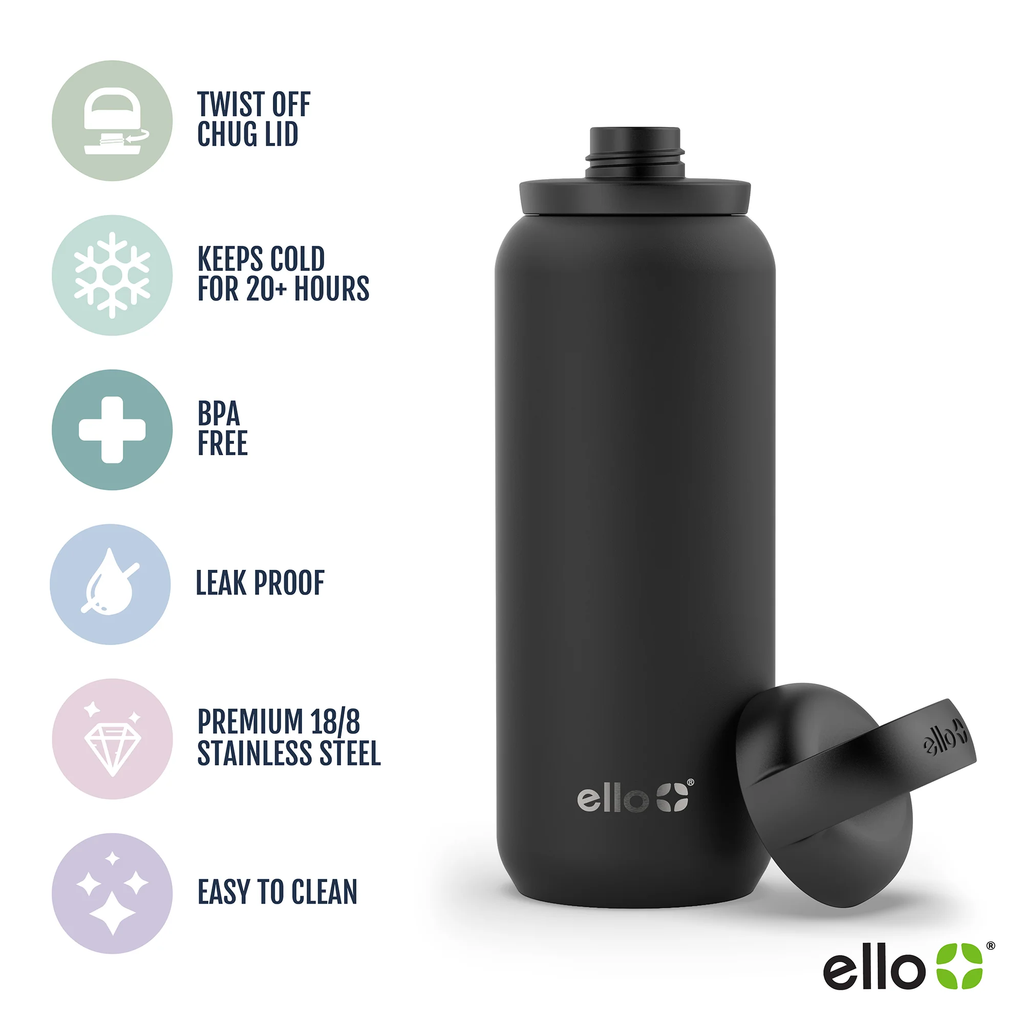 Cooper Twist Stainless Steel Water Bottle - Image 84
